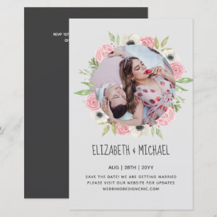 PHOTO Engagement Party Invitations Announcements