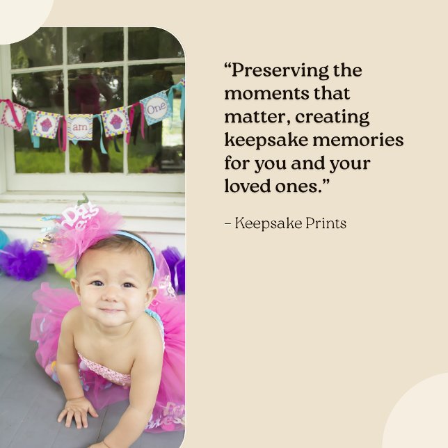 Photo Enlargement 5" x 7" (Preserving the moments that matter. - The "Keepsake" Print)