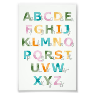 Photo Enlargement ABC Print