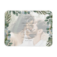 Photo Eucalyptus Wedding Invitation