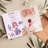 Photo Fairy First Enchanted Woodland 1st Birthday