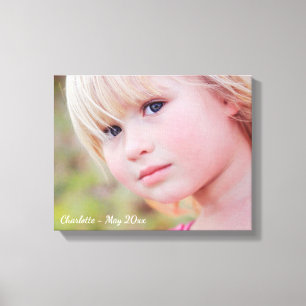 Photo Family Image Canvas Print