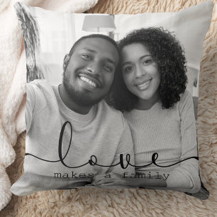  Photo Family Throw Pillow