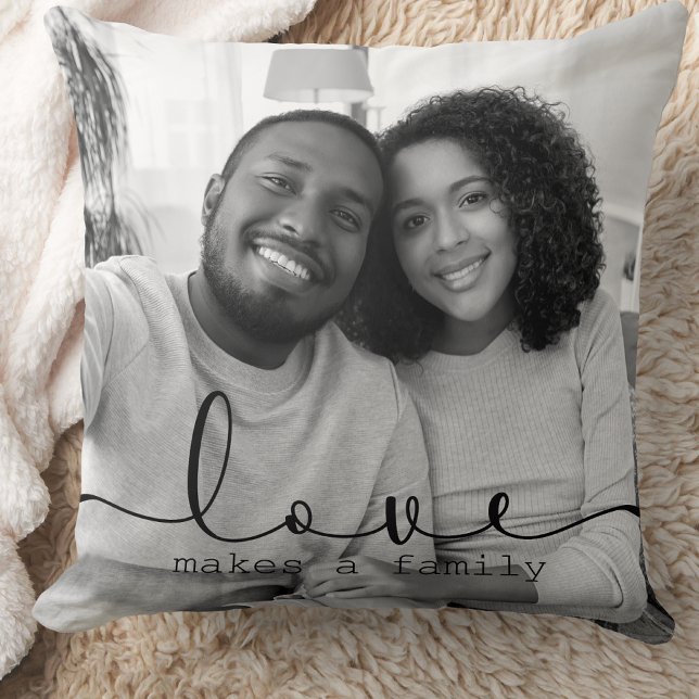  Photo Family Throw Pillow (Creator Uploaded)