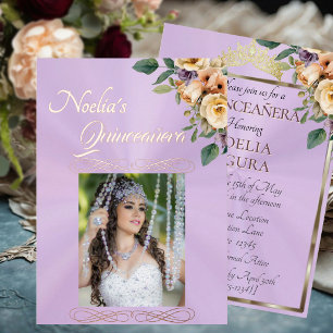 Photo & Floral - Lavender Quinceanera 