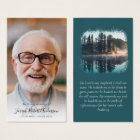 Photo Forest Memorial Prayer Card