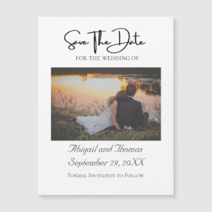 Photo Formal Elegant Modern Trendy Save The Date