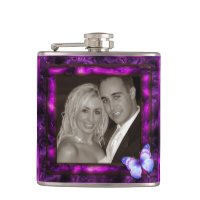 Photo Frame 12 Wrapped Flask