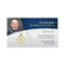 Photo Freemason Business Cards | Navy Blue Gold