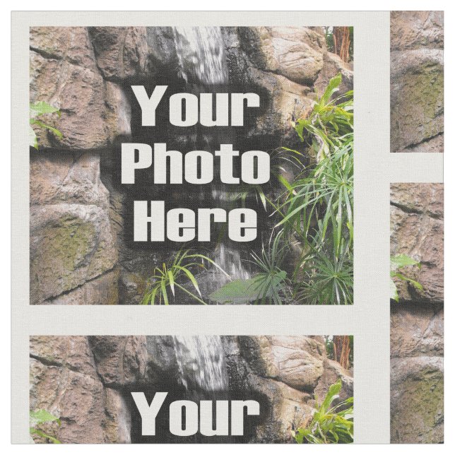 Photo Full Colour Personalised Fabric (Close Up)