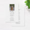Photo Funeral Memorial Bookmark Card