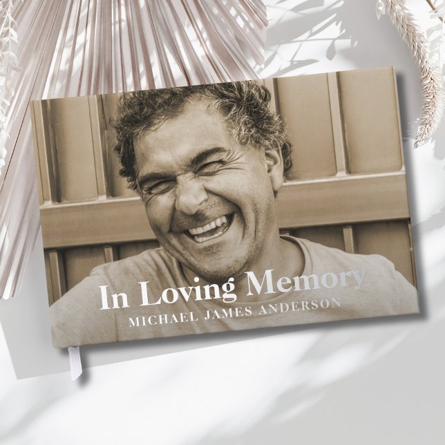 Photo Funeral Memorial Guest Book (Photo Memorial Guest Book)
