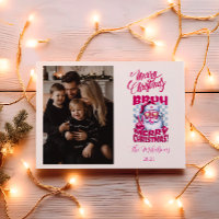 Photo Funny Bruh Merry Christmas