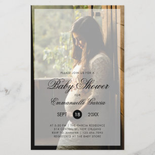 Photo Gender Neutral Budget Baby Shower Invitation