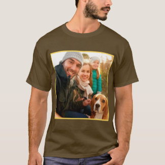 Photo Gift | Modern Personalised Family Photo T-Shirt