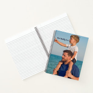 Photo Gifts for Dad Sticker Notebook