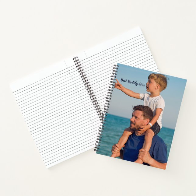 Photo Gifts for Dad Sticker Notebook (Inside)