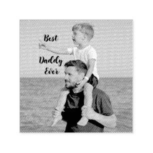 Photo Gifts for Dad Sticker Self-inking Stamp
