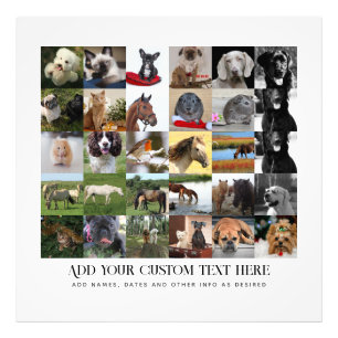 PHOTO GIFTS MOM DAD GRANDPA GRANDMA PETS FRIENDS PRINT