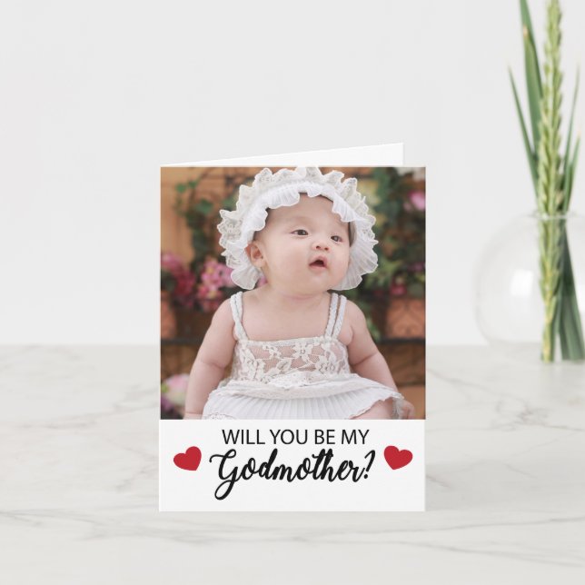 Photo Godmother Proposal Card (Front)