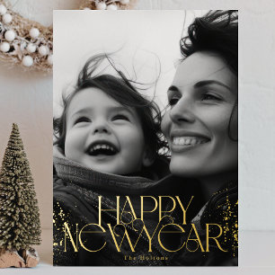 Photo Gold Happy New Year 2027