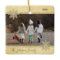 PHOTO Gold Snow Keepsake Christmas Holiday Tree