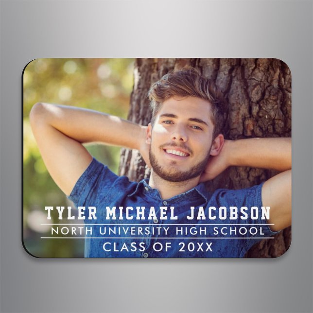 Photo Grad Name Banner Class of 2026 Magnet (Creator Uploaded)