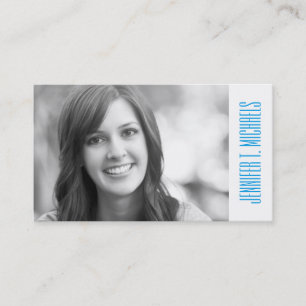 Photo Graduation Abstract Blue Texture Calling Card