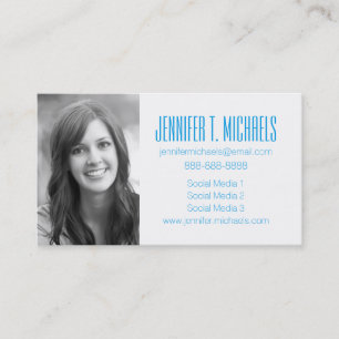 Photo Graduation Abstract Paint Calling Card