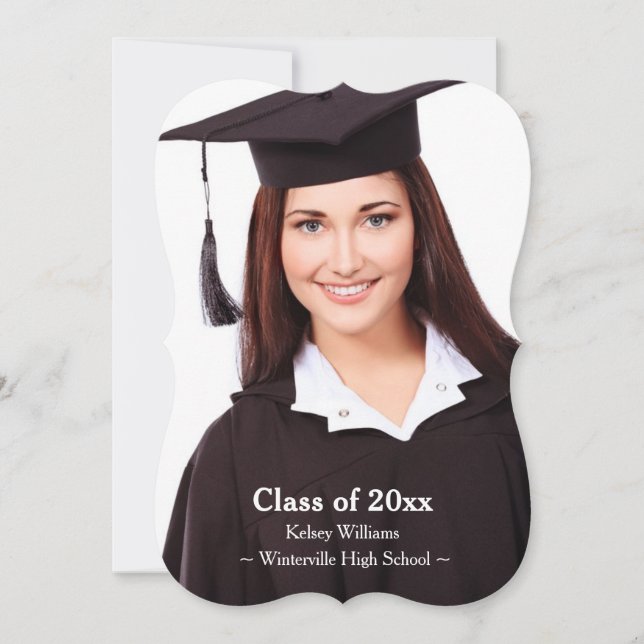 Photo Graduation Announcement (Front)