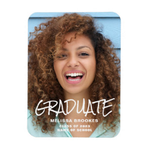 Photo Graduation Announcement Magnet