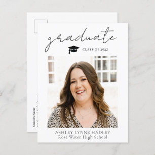 Photo Graduation Announcement Script Overlay
