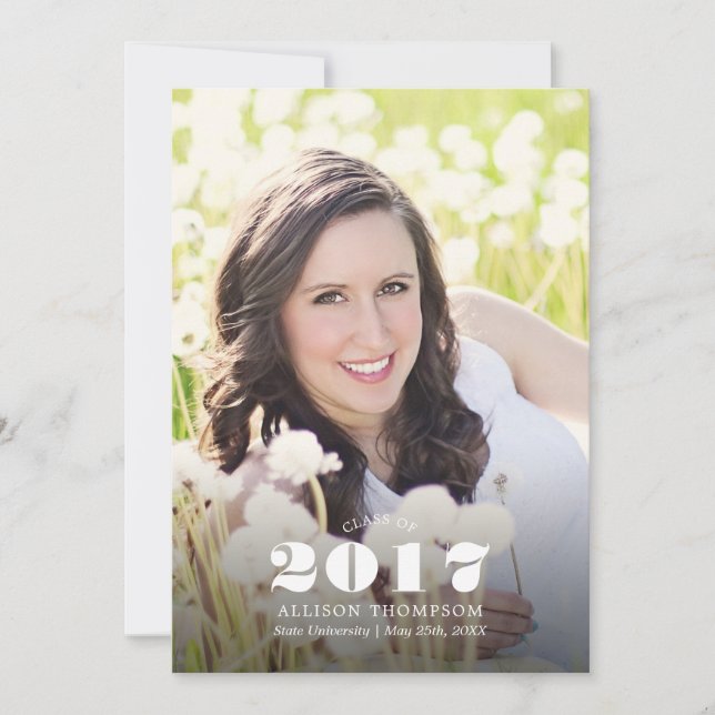 Photo Graduation Announcements (Front)