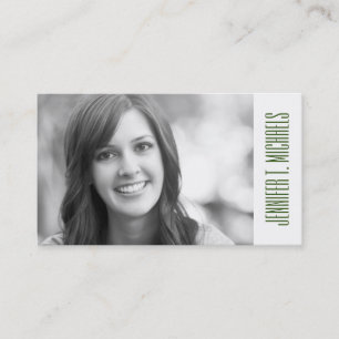 Photo Graduation Banana Leaf With Triangles Calling Card