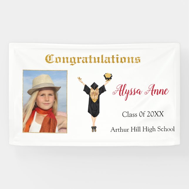 Photo Graduation Banner (Horizontal)