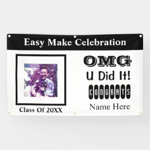 Photo Graduation Banner