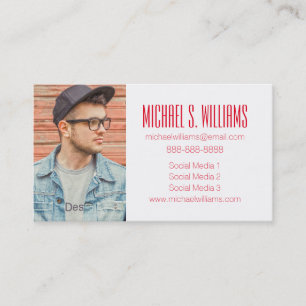 Photo Graduation Colourful Abstract Triangles Calling Card