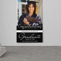 Photo Graduation Congrats Grad Class Of 2025 Black