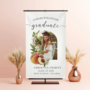 photo graduation Elegant Script class of 2024  Banner