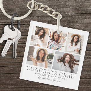 Photo Graduation Key Ring