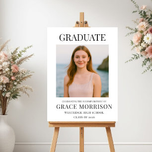 Photo Graduation Modern Graduate Poster