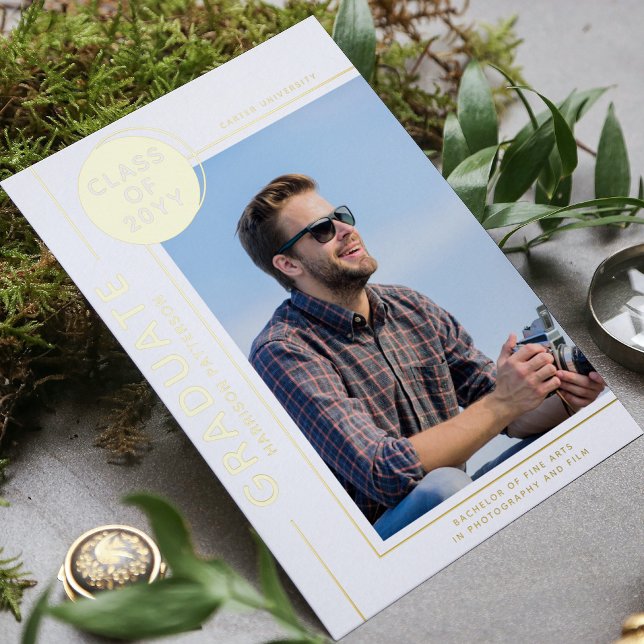 Photo Graduation Modern Script Gold (Creator Uploaded)