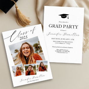 Photo Graduation Party Invite Announcement 