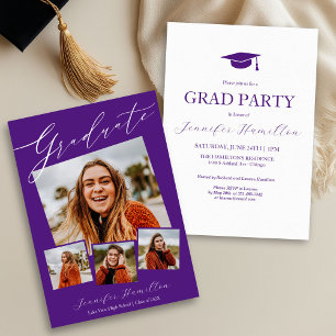 Photo Graduation Party Invite Announcement