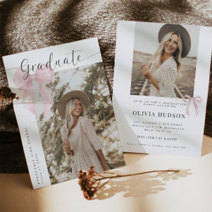 Photo Graduation Party Invite Announcement