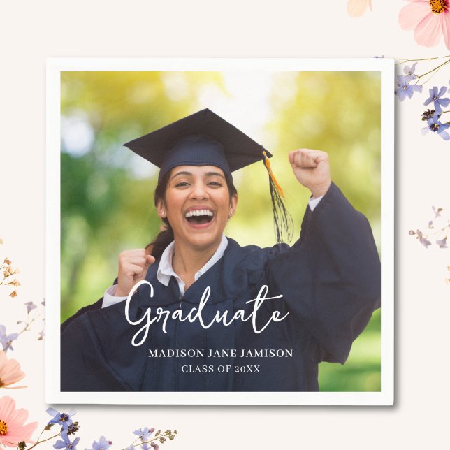 Photo Graduation Party  Napkin (Creator Uploaded)