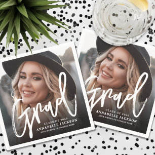 Photo Graduation Party Napkin