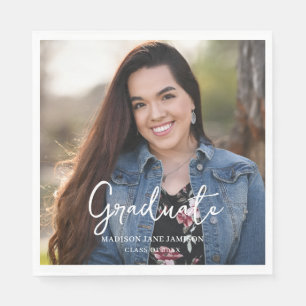 Photo Graduation Party Napkin