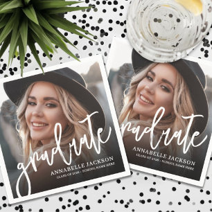 Photo Graduation Party Napkins