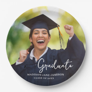 Photo Graduation Party Paper Plate